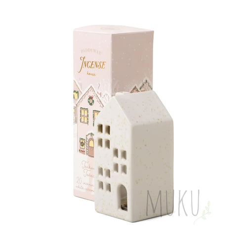 Paddywax Ceramic House Incense Holder with incense - Incense
