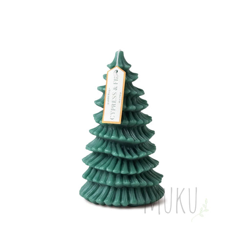Paddywax Cypress Fir Tree candle Tall 730g - Candle