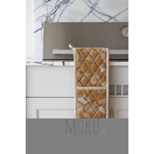 Load image into Gallery viewer, Rain &amp; Humble Double Oven Glove Lemon Marmalade Golden Yellow - Mustard - Kitchen
