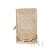 Load image into Gallery viewer, Rain &amp; Humble Double Oven Glove Lemon Marmalade Golden Yellow - Mustard - Kitchen
