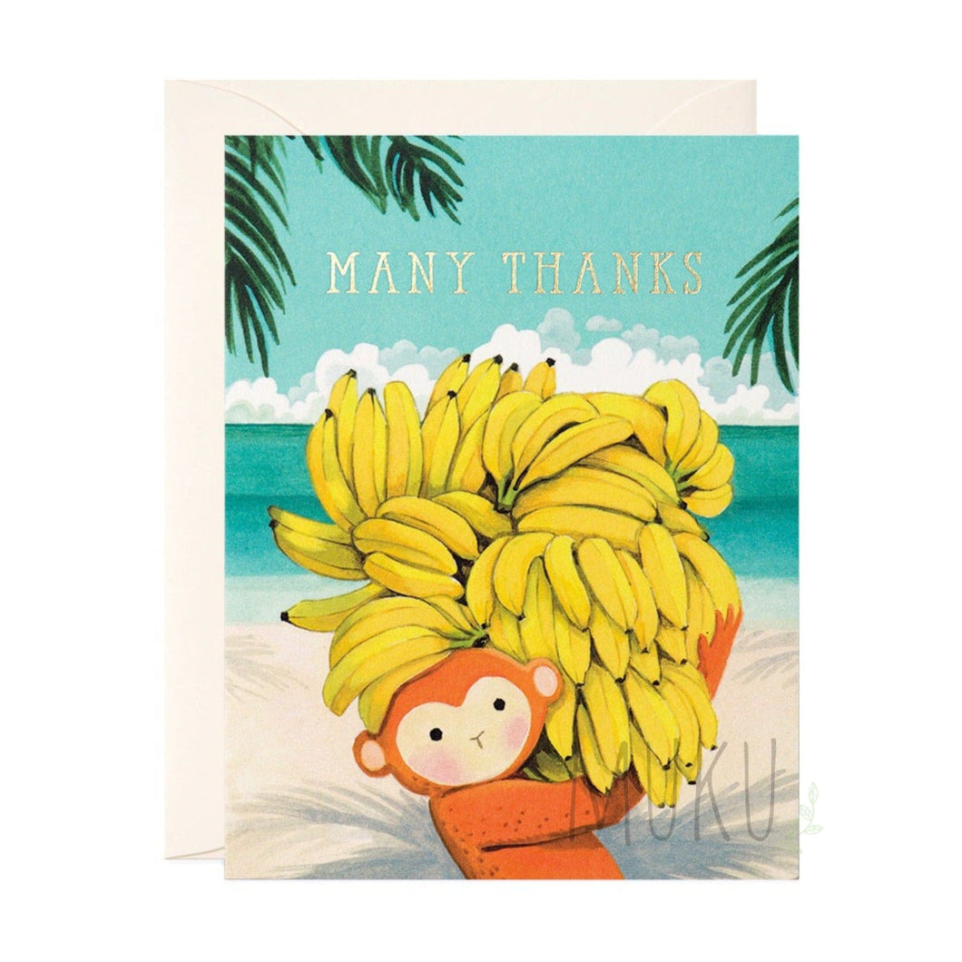 THANK YOU CARD - Monkey - CARD