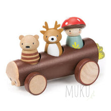 Load image into Gallery viewer, Timber Taxi - wooden toy
