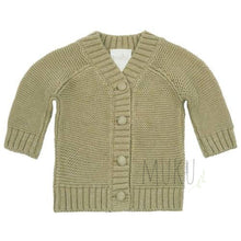 Load image into Gallery viewer, Toshi Andy Cardigan - Olive / 000 (0-3m) baby apparel
