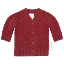 Load image into Gallery viewer, Toshi Andy Cardigan - Rosewood / 000 (0-3m) baby apparel
