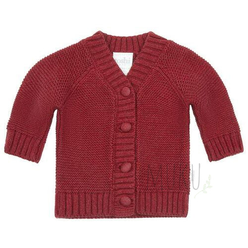 Toshi Andy Cardigan - Rosewood / 000 (0-3m) baby apparel