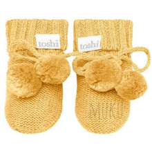Load image into Gallery viewer, Toshi Baby Booties - Butternut yellow / 000 (0-3m) baby apparel
