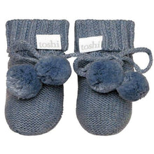 Load image into Gallery viewer, Toshi Baby Booties - Midnight / 000 (0-3m) baby apparel
