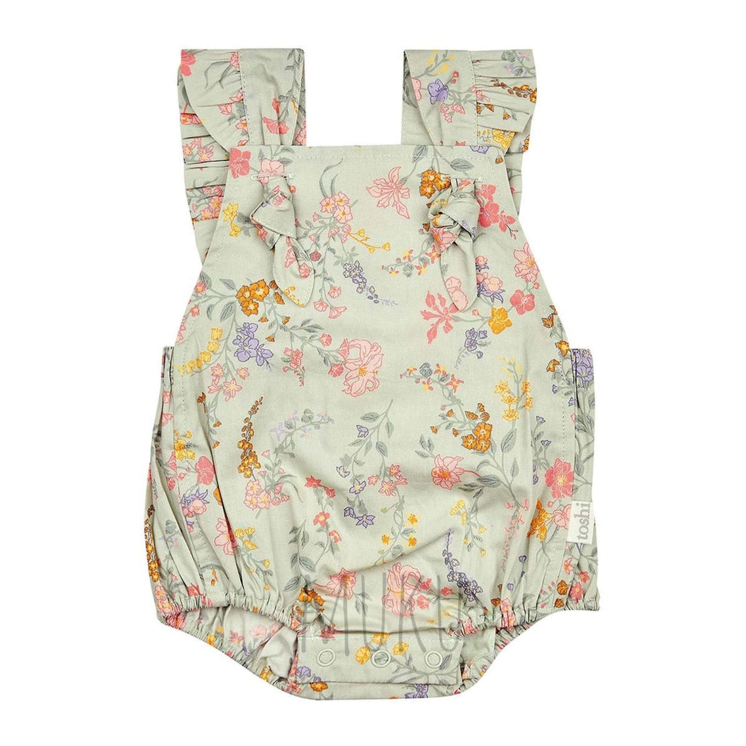 TOSHI Baby Romper Isabell - Sage / 00 - baby apparel