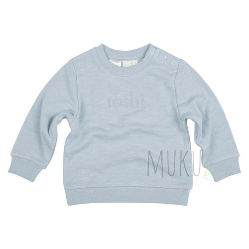 TOSHI Dreamtime Organic Sweater Lake - baby apparel