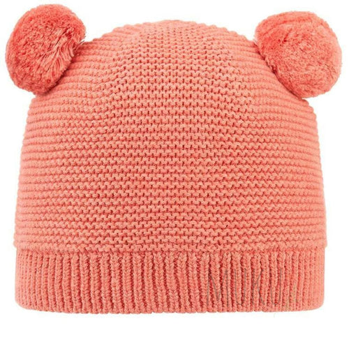 TOSHI Snowy Organic Beanie Coral - XS (0-8 months) - baby apparel