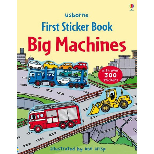 USBORNE First Sticker Book Big Machines