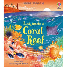 Load image into Gallery viewer, USBORNE LOOK INSIDE FLAP BOOK - CORAL REEF
