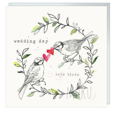 Load image into Gallery viewer, WEDDING CARD - LOVE BIRDS - CARD
