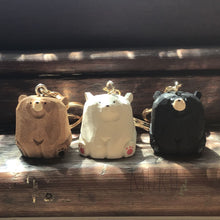 Load image into Gallery viewer, Wooden Bear Keyring - physical
