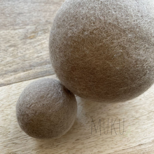 WOOL FELT BALL SET CLAY - FELT ITEM