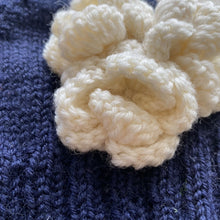 Load image into Gallery viewer, ACORN KIDS Pixi Beanie with Crochet Flowers - baby apparel
