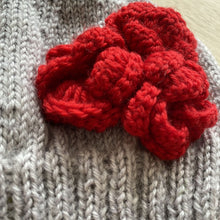 Load image into Gallery viewer, ACORN KIDS Pixi Beanie with Crochet Flowers - baby apparel
