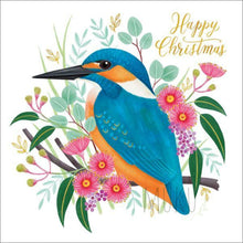 Load image into Gallery viewer, Christmas Card 10 pack (Charity Card) Kingfisher
