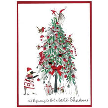 Load image into Gallery viewer, Christmas Card - Real Bow on the Tree - CARD
