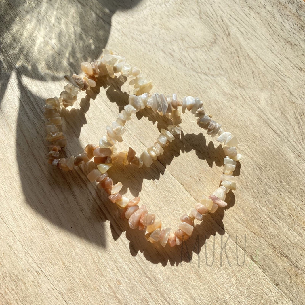 Crystal Bracelet - Moonstone (multi coloured) physical