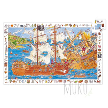 Load image into Gallery viewer, DJECO Pirates 100pc Observation Puzzle - Toys &amp; Games
