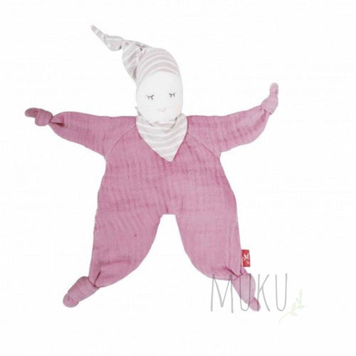 KIKADU Comforter Baby Doll - Pink - soft toy