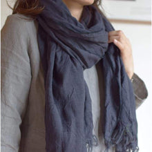 Load image into Gallery viewer, KONTEX HAORU Cotton Wool Scarf - JAPAN PRODUCTS
