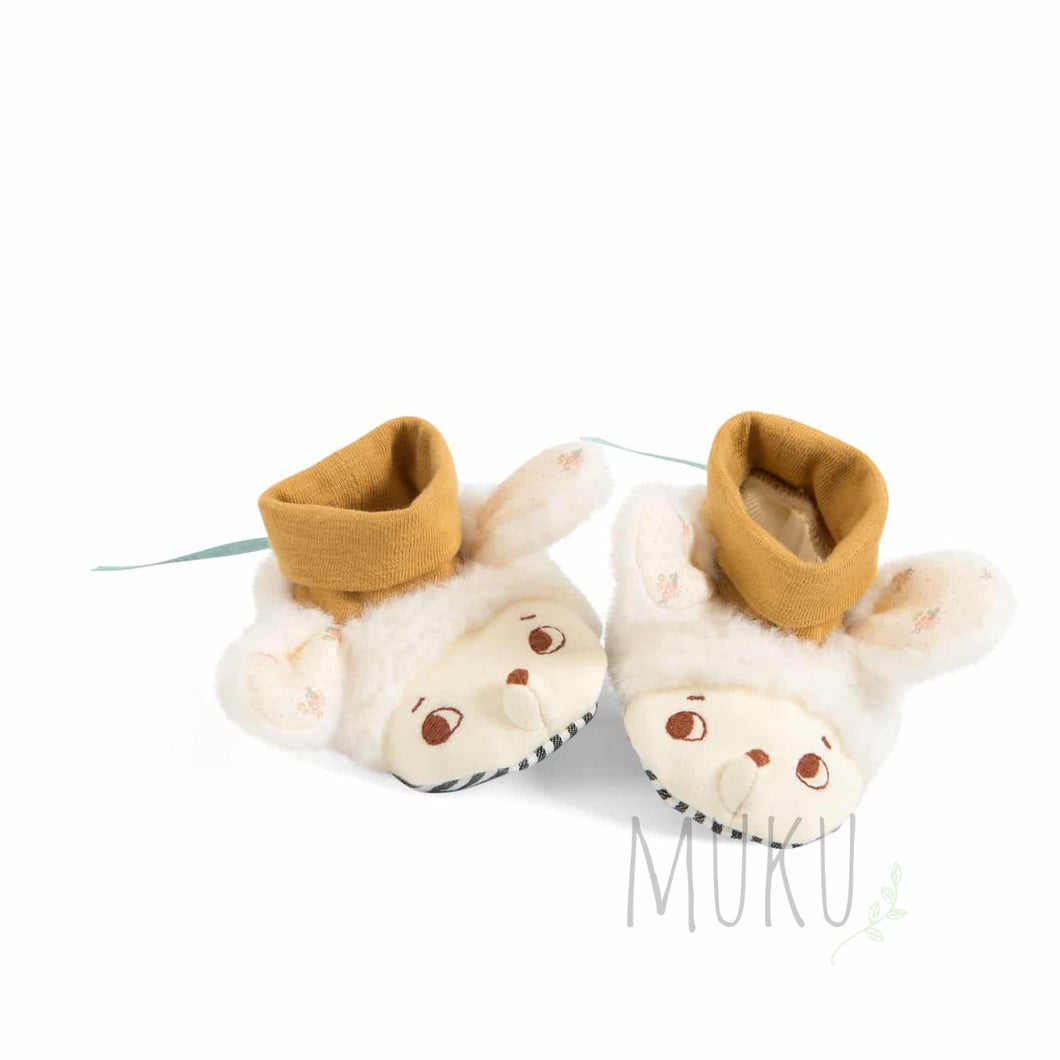Moulin Roty Sheep Slippers (Boxed) Baby & Toddler