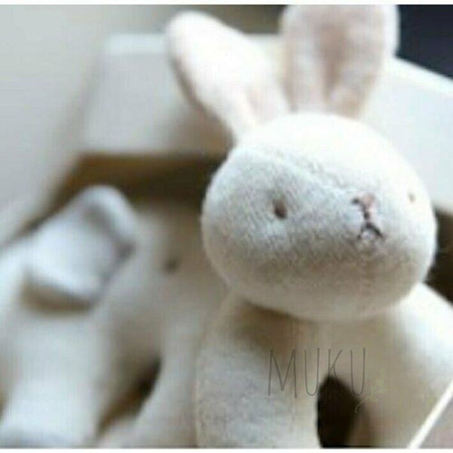 ORGANIC COTTON BABY RATTLE - soft toy