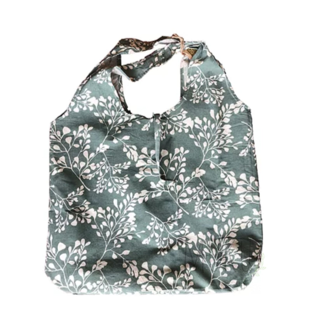 Reusable Cotton Eco Bag - Green