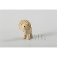 Load image into Gallery viewer, Rubber Lion Zoo Animal - soft toy
