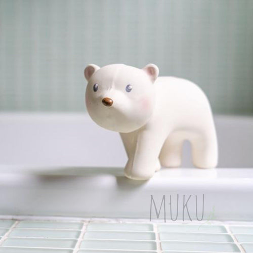Rubber Polar Bear Arctic Animal - soft toy