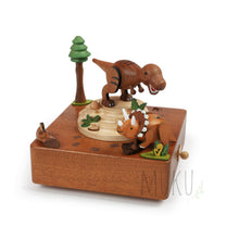 Load image into Gallery viewer, T-Rex Music Box [ STORE PICK UP ONLY ] - wooden toy
