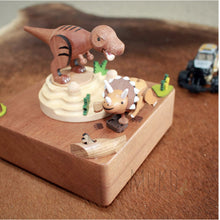Load image into Gallery viewer, T-Rex Music Box [ STORE PICK UP ONLY ] - wooden toy
