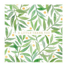 Load image into Gallery viewer, THANK YOU CARD - Little Leaves and Berries - CARD
