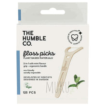 Load image into Gallery viewer, THE HUMBLE CO. FLOSS PICKS - MINT GRIP HANDLE - physical
