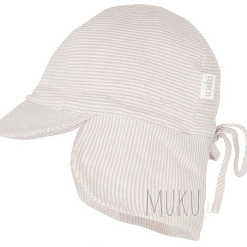TOSHI Flap Cap Baby Peanut - XS - baby apparel