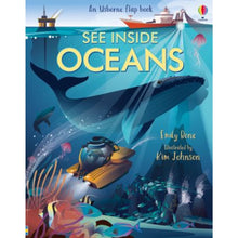 Load image into Gallery viewer, USBORNE FLAP BOOK SEE INSIDE - OCEANS
